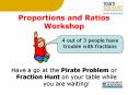 Proportions and Ratios Workshop PowerPoint PPT Presentation