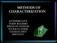 Methods of Characterization PowerPoint PPT Presentation