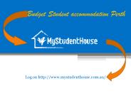 Budget Student accommodation Perth