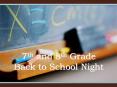 7th and 8th Grade Back to School Night PowerPoint PPT Presentation