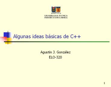 Algunas ideas b
