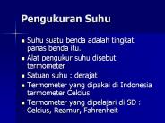 Pengukuran Suhu
