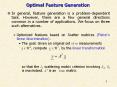 Optimal Feature Generation PowerPoint PPT Presentation
