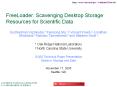 FreeLoader: Scavenging Desktop Storage Resources for Scientific Data PowerPoint PPT Presentation