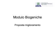 Modulo Biogeniche