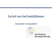 De bril van het bedrijfsleven