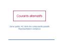 Courants%20alternatifs PowerPoint PPT Presentation