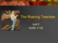 The Roaring Twenties PowerPoint PPT Presentation
