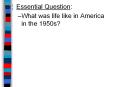 Essential Question: PowerPoint PPT Presentation