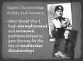 After%20World%20War%20I,%20high%20unemployment%20and%20economic%20problems%20helped%20to%20pave%20the%20way%20for%20the%20rise%20of%20totalitarian%20dictatorships PowerPoint PPT Presentation