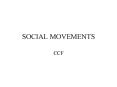 SOCIAL MOVEMENTS PowerPoint PPT Presentation