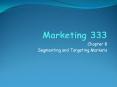 Marketing 333 PowerPoint PPT Presentation