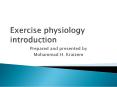 Exercise%20physiology%20introduction PowerPoint PPT Presentation
