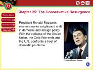 President Ronald Reagan.
