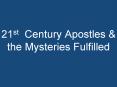 21st Century Apostles PowerPoint PPT Presentation