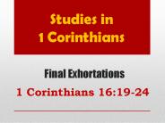 Studies in 1 Corinthians