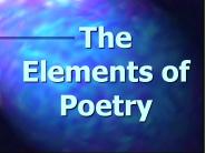 The Elements of Poetry
