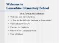 Welcome to Lancashire Elementary School PowerPoint PPT Presentation