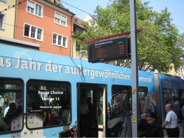 Route Choice