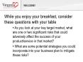 While you enjoy your breakfast, consider these questions with your table PowerPoint PPT Presentation