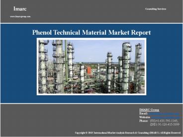 Phenol Market Analysis and Forecast