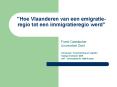"Hoe Vlaanderen van een emigratie-regio tot PowerPoint PPT Presentation