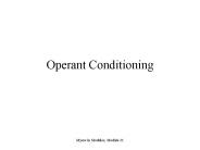 Operant Conditioning