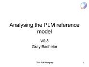 Analysing the PLM reference model