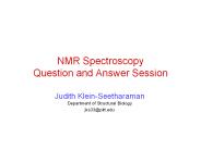 NMR%20Spectroscopy%20Question%20and%20Answer%20Session