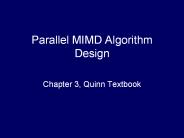Parallel%20MIMD%20Algorithm%20Design
