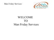 Man Friday - Cleaning Services in UK