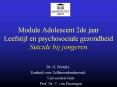 Module Adolescent 2de jaar Leefstijl en psychosociale gezondheid Su PowerPoint PPT Presentation