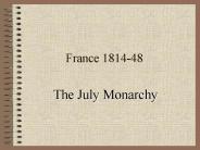 France 1814-48