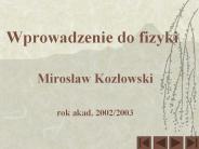 Wprowadzenie do fizyki