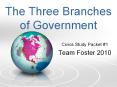 The Three Branches of Government PowerPoint PPT Presentation