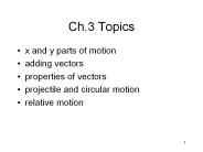 Ch.3 Topics
