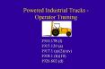 Forklift Safety PowerPoint PPT Presentation