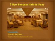 5 Best Banquet Halls in Pune