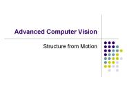 Advanced Computer Vision