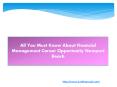 All You Must Know About Financial Management Career Opportunity Newport Beach PowerPoint PPT Presentation