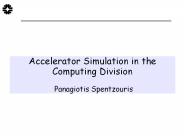 Accelerator Simulation in the Computing Division