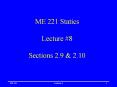 ME 221  Statics PowerPoint PPT Presentation