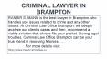 Best Lawyer In Brampton PowerPoint PPT Presentation