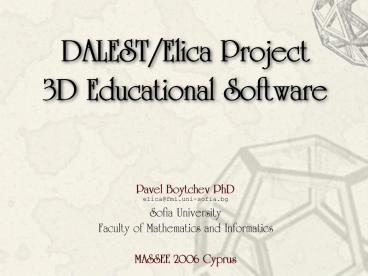 In This Presentation 