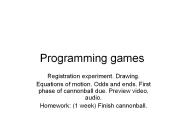 Programming games