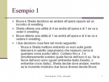 Esempio 1