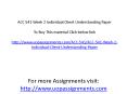 ACC 541 Week 2 Individual Client Understanding Paper​ PowerPoint PPT Presentation