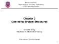Chapter 2 Operating System Structures PowerPoint PPT Presentation