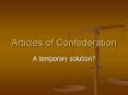 Articles of Confederation PowerPoint PPT Presentation