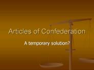 Articles of Confederation